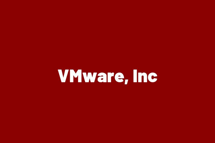 Software Development Firm VMware Inc