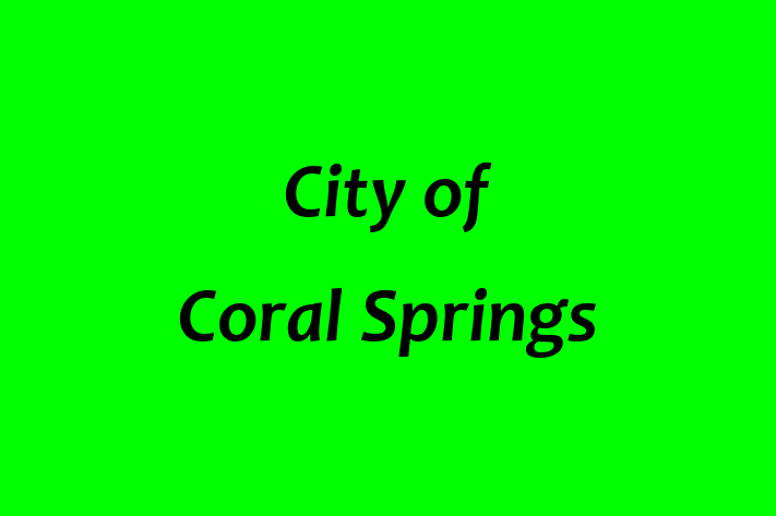 Employee Resource Management City of Coral Springs