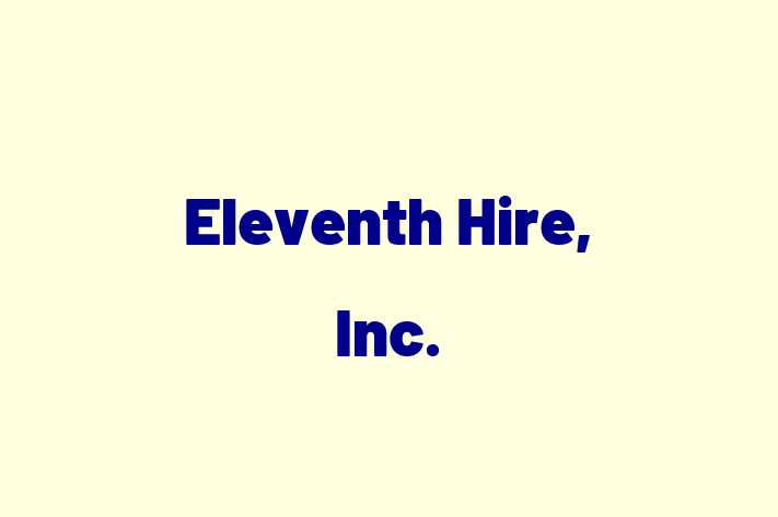 Human Resource Management Eleventh Hire Inc.