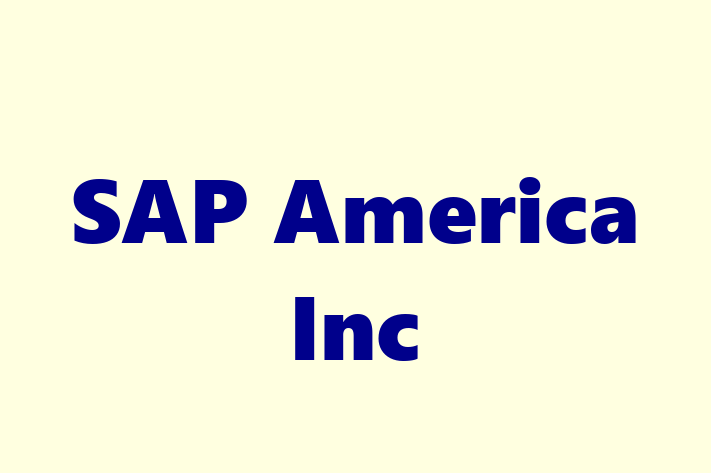 Digital Solutions Provider SAP America Inc