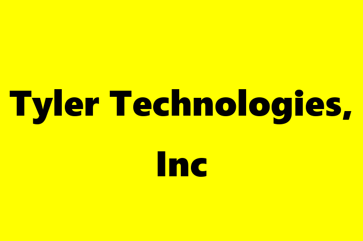 Digital Solutions Provider Tyler Technologies Inc