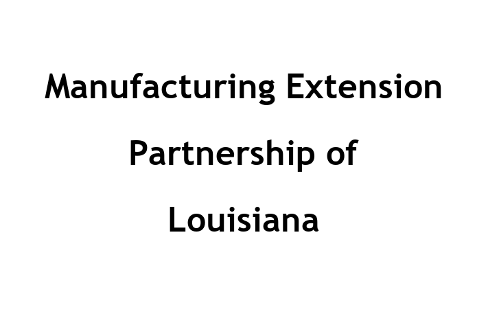 Software Consultancy Manufacturing Extension Partnership of Louisiana