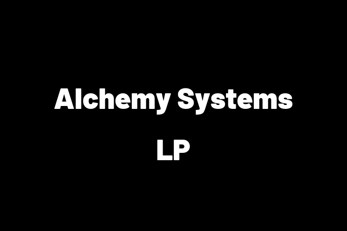 Software Engineering Company Alchemy Systems LP