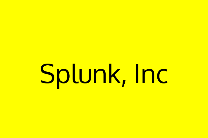 Software Solutions Provider Splunk Inc