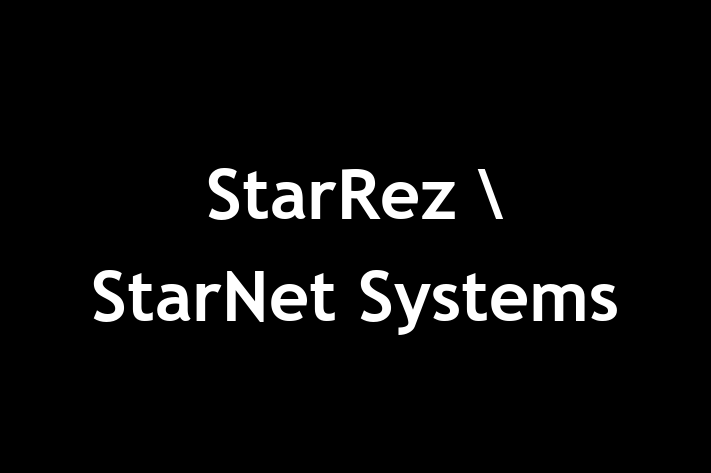 Digital Solutions Provider StarRez StarNet Systems