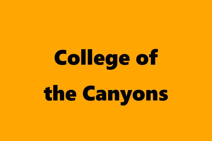 Employee Relations College of the Canyons