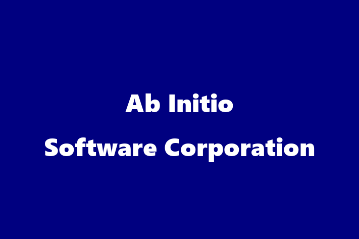 Software Development Firm Ab Initio Software Corporation