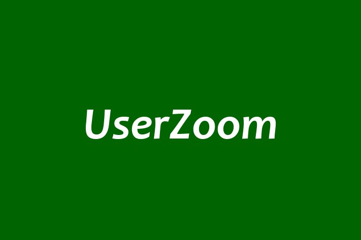 Technology Solutions Firm UserZoom