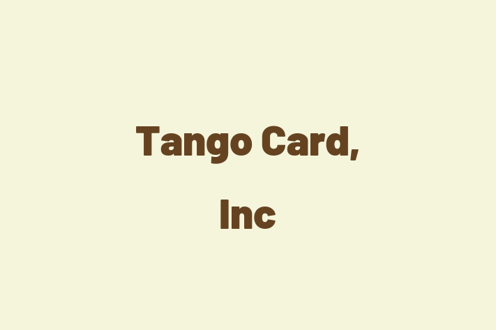 Software Solutions Provider Tango Card Inc