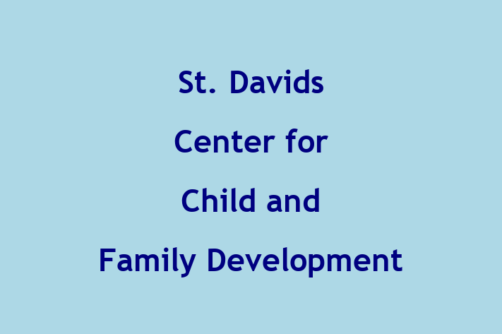 Human Resource Management St. Davids Center for Child and Family Development