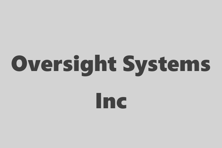 Software Services Company Oversight Systems Inc