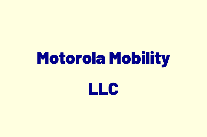 Software Firm Motorola Mobility LLC