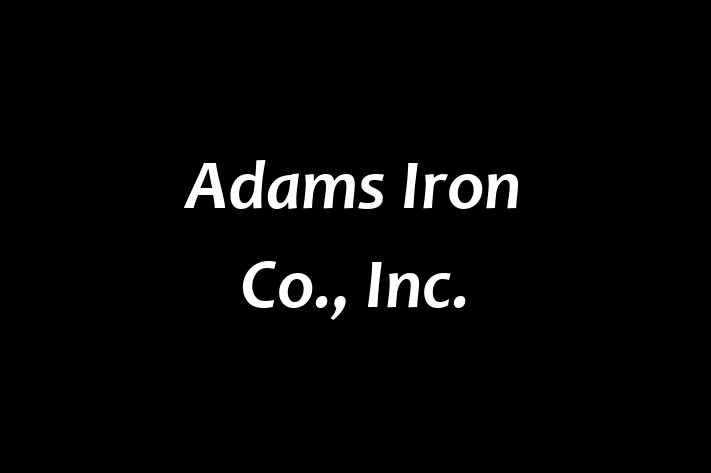 HR Administration Adams Iron Co. Inc.