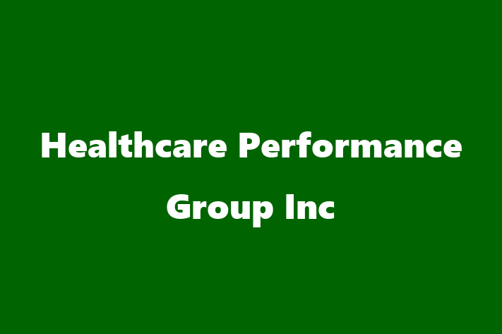 Software Development Company Healthcare Performance Group Inc