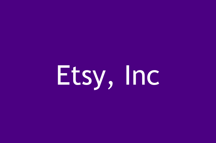 Technology Company Etsy Inc