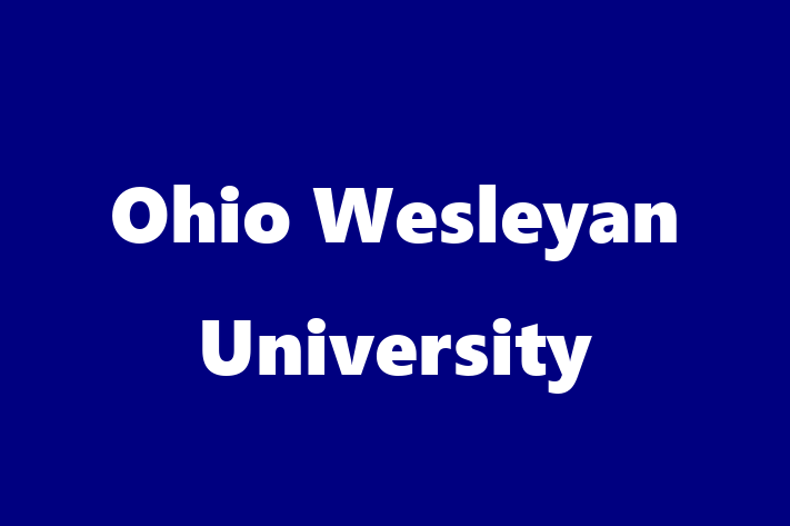 Personnel Management Ohio Wesleyan University