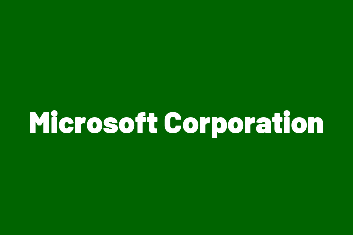 Software Engineering Company Microsoft Corporation