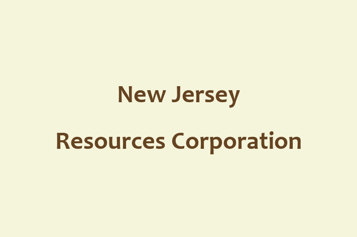 Human Capital Management New Jersey Resources Corporation