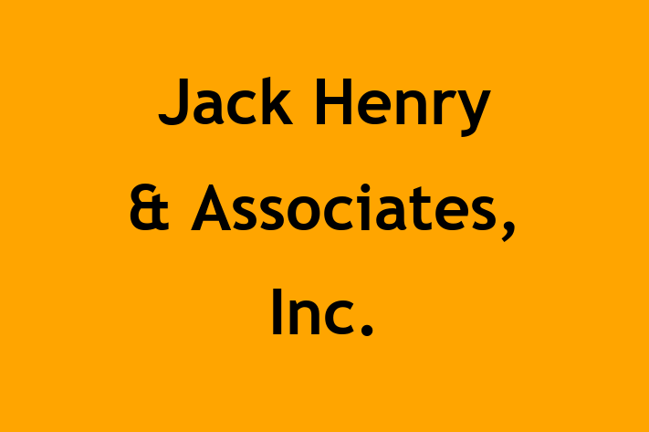 Software Services Company Jack Henry Associates Inc.