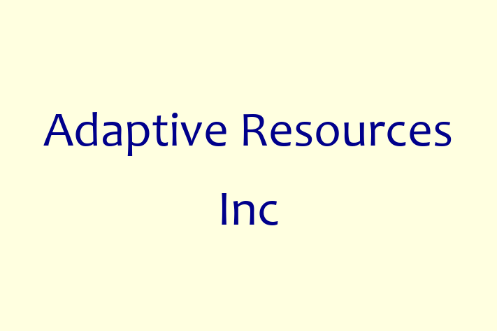 Tech Solutions Company Adaptive Resources Inc