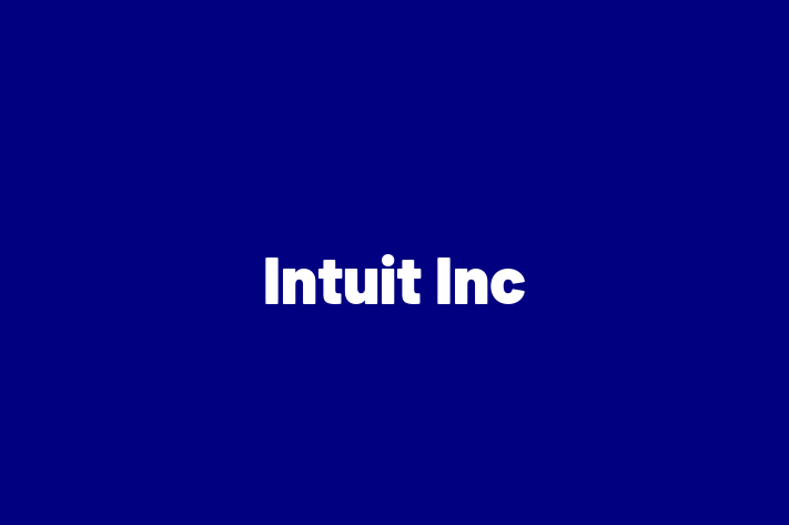 Software Development Firm Intuit Inc