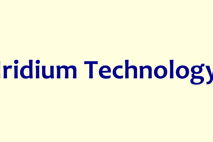 Software Solutions Provider Iridium Technology