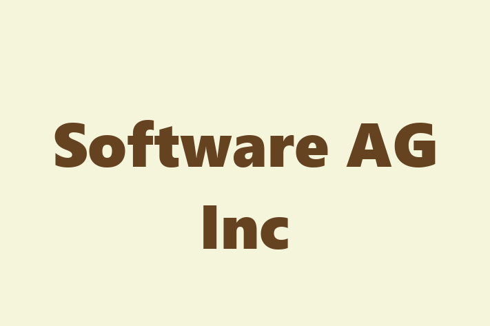 Software Engineering Company Software AG Inc