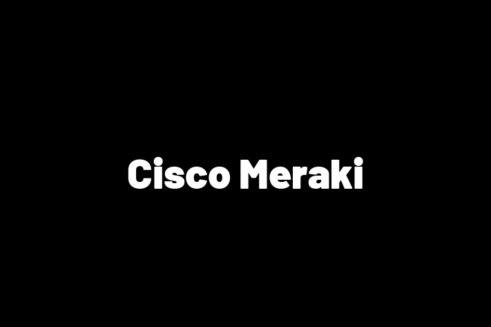 Software Development Company Cisco Meraki