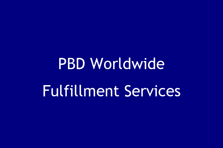 Software Development Company PBD Worldwide Fulfillment Services