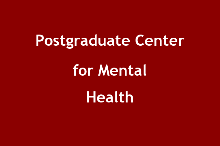 Human Resource Management Postgraduate Center for Mental Health