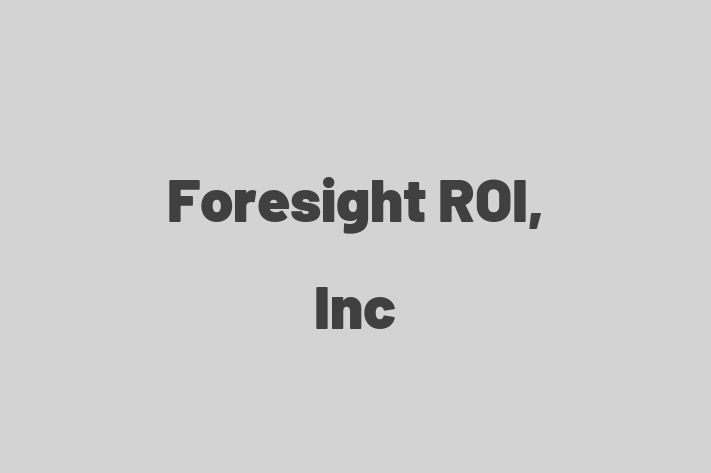 Software Services Company Foresight ROI Inc