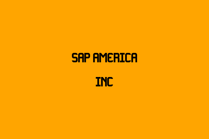 Application Development Company SAP America Inc