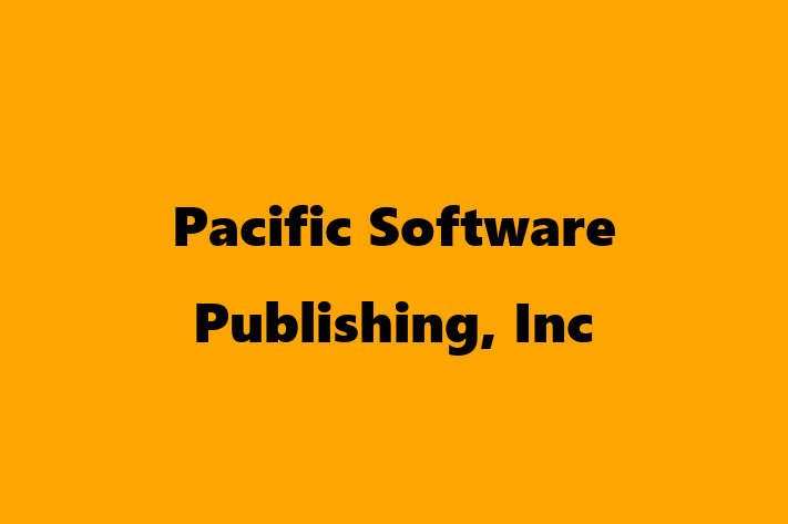 Technology Solutions Firm Pacific Software Publishing Inc