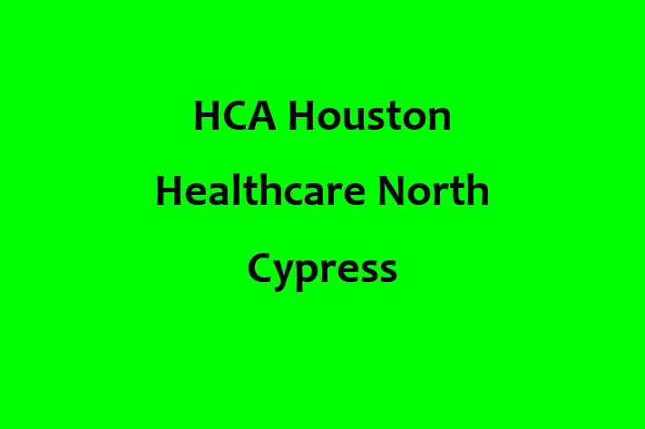 Employee Resource Management HCA Houston Healthcare North Cypress