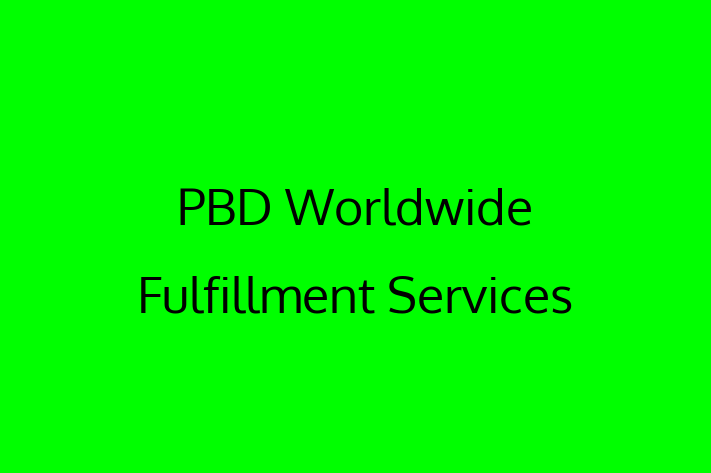 Software Solutions Provider PBD Worldwide Fulfillment Services