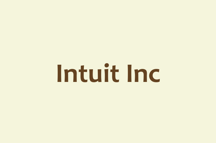 Digital Solutions Provider Intuit Inc