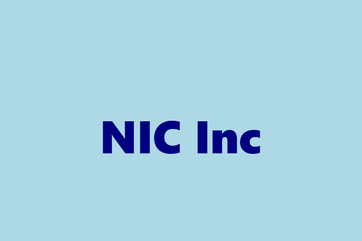 Software Development Company NIC Inc