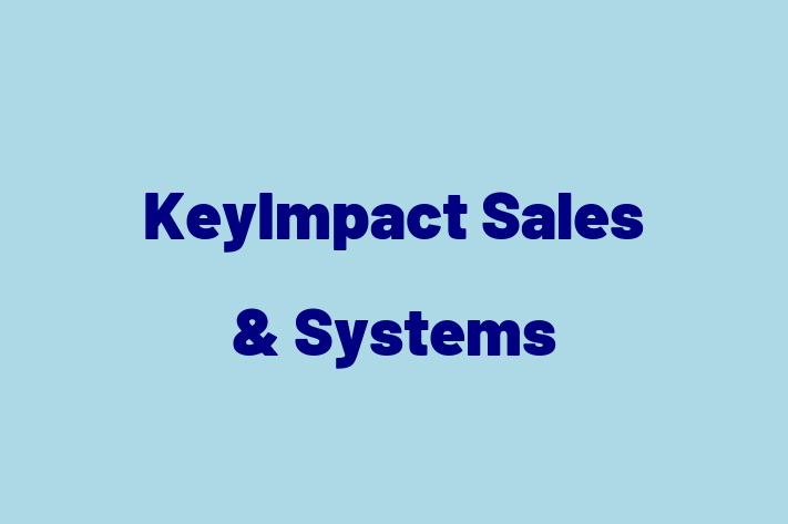 Staff Management KeyImpact Sales  Systems