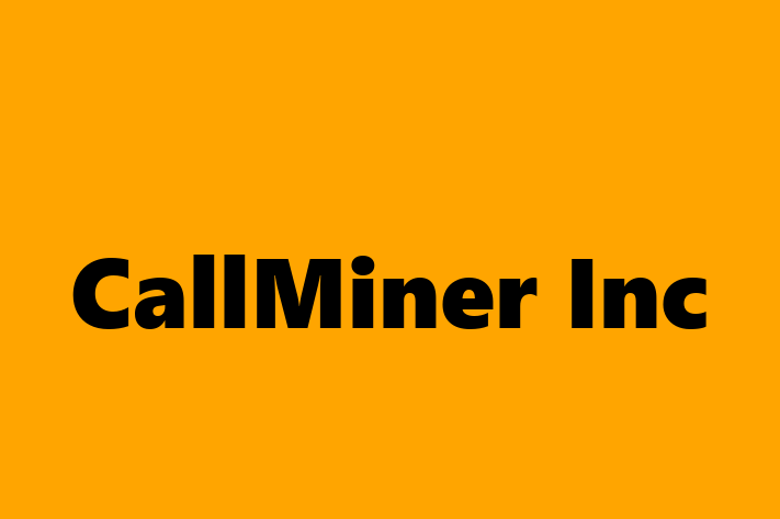 Tech Solutions Company CallMiner Inc