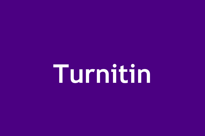 Software Consultancy Turnitin