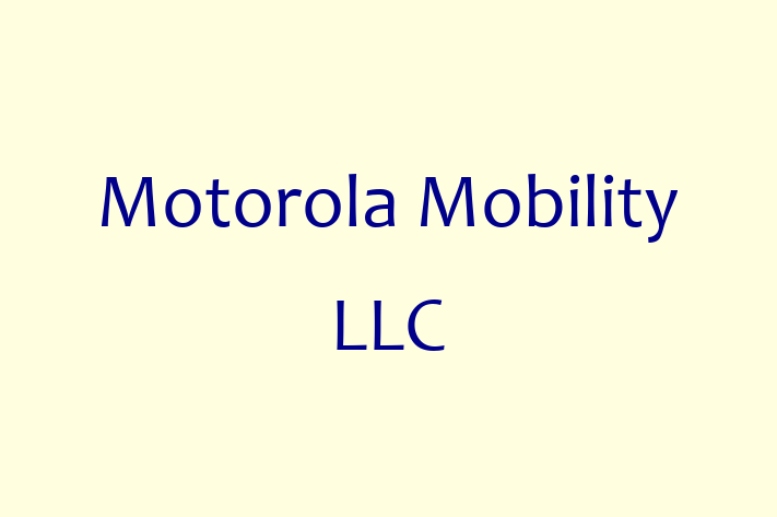 Digital Solutions Provider Motorola Mobility LLC