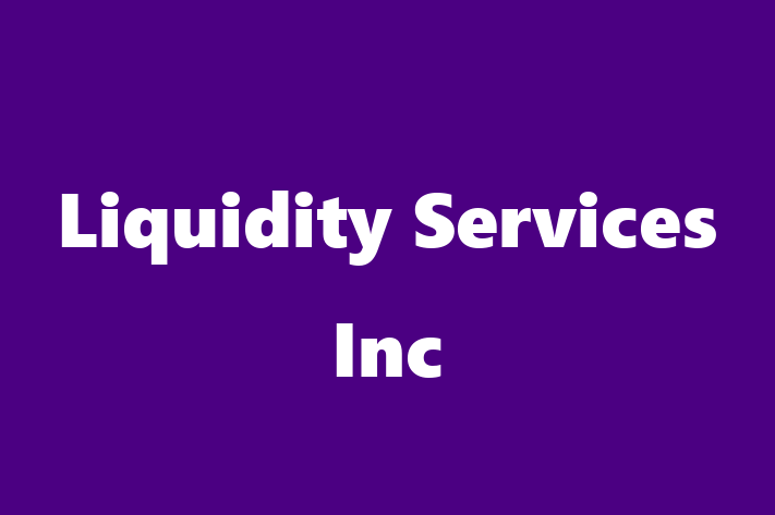 Technology Solutions Firm Liquidity Services Inc