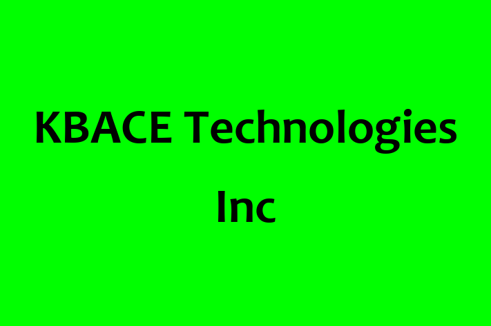 Tech Solutions Company KBACE Technologies Inc