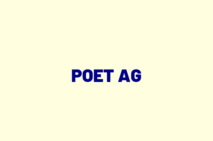 Software Engineering Company POET AG