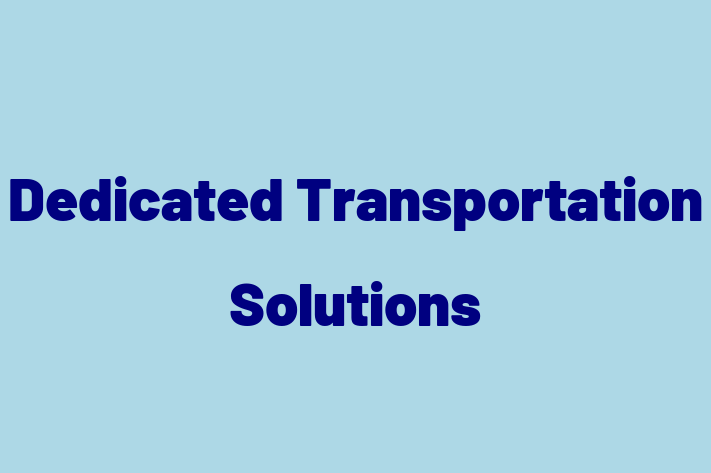 Personnel Management Dedicated Transportation Solutions