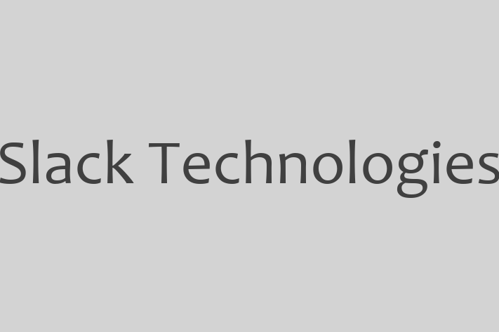 Application Development Company Slack Technologies