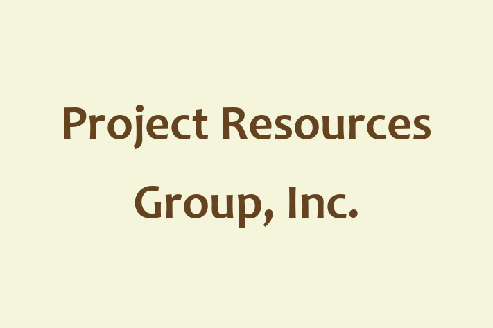 HR Administration Project Resources Group Inc.