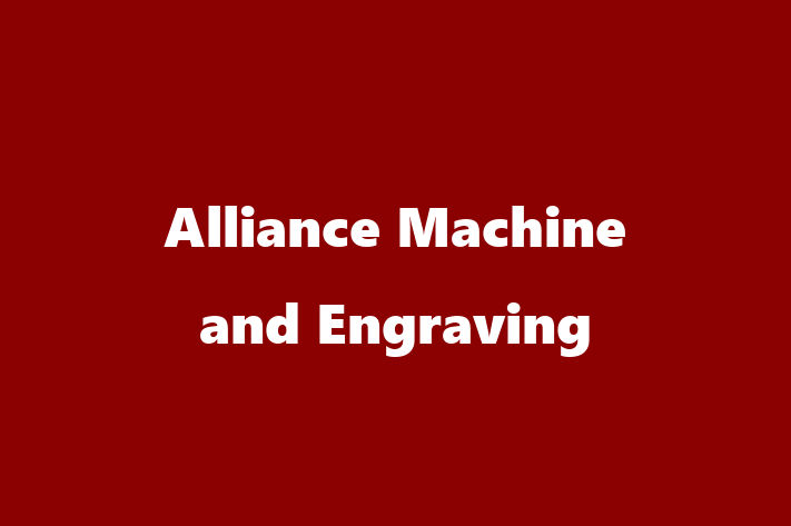 HR Administration Alliance Machine and Engraving