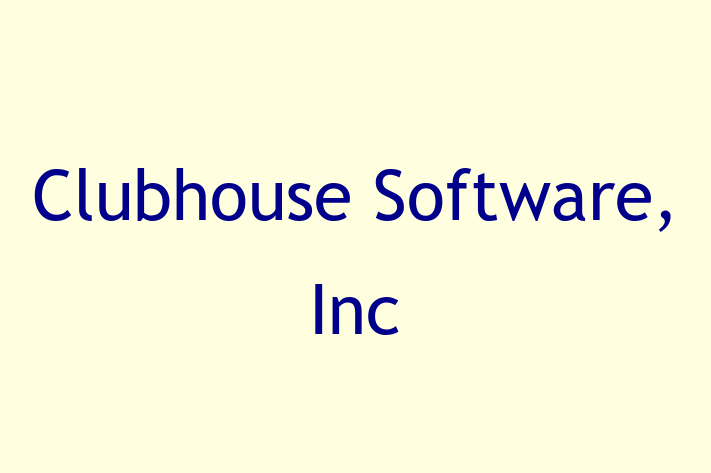 Software Development Company Clubhouse Software Inc