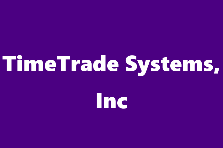 Software Development Firm TimeTrade Systems Inc